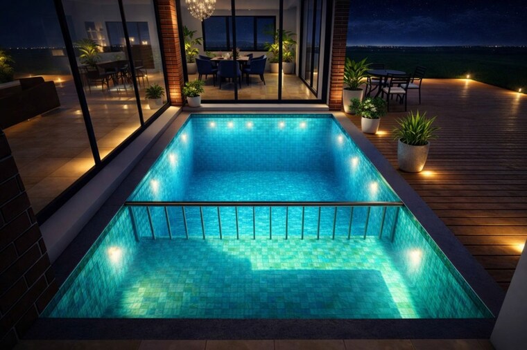 Swimming Pool, infopark 4 Bedroom 4000 Sq.Ft. Villa In Infopark Kochi 10469585