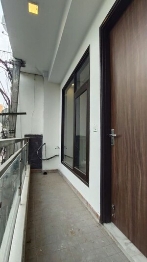 Balcony in 3 BHK Builder Floor at Freedom Fighters Enclave – for Rent