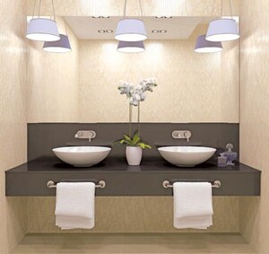 Bathroom in  Office Space at New Palasia – for Rent
