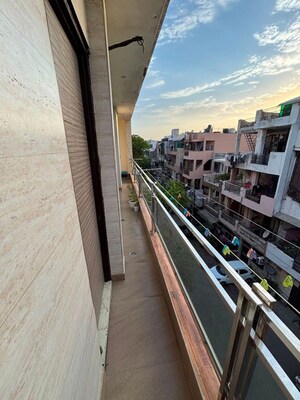 Balcony in 1 RK Builder Floor at Bhargava Palace, Sector 12 – for Rent