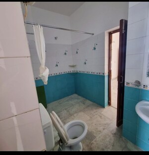 Bathroom in 2 BHK Builder Floor at Omaxe New Chandigarh, North Mullanpur – for Rent
