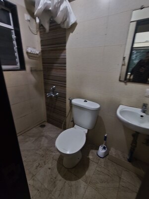 Bathroom in 1 BHK Apartment at Lokhandwala Spring Grove, Kandivali East – for Rent