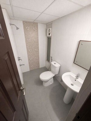 Bathroom in 3 BHK Apartment at Supertech Cape Town, Sector 74 – for Rent