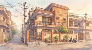  Builder Floor – Exterior View View at Hastsal - for Sale