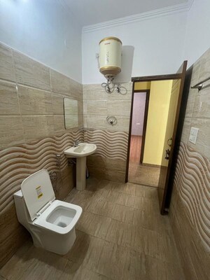 Bathroom in 3 BHK Builder Floor at Canal Road – for Rent