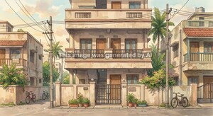  Apartment – Exterior View View at Resapuvanipalem - for Sale