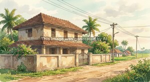  Independent House – Exterior View View at Lingapalem - for Sale