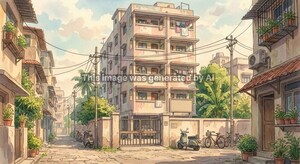  Apartment – Exterior View View at Lower Govind Nagar - for Sale