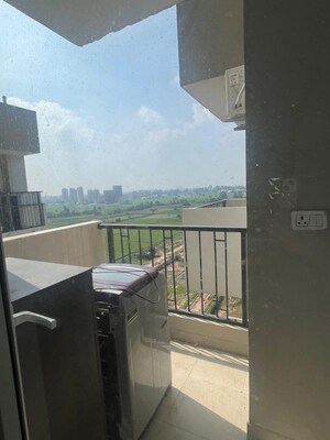 Balcony in 3 BHK Apartment at Green Valley Residencia, Ghazipur – for Rent