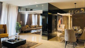 Living Room in 3 BHK Apartment at Runwal Elegante, Andheri West – for Sale