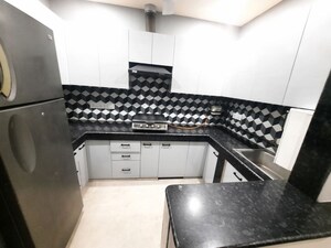 Kitchen in 3 BHK Builder Floor at Malviya Nagar – for Rent