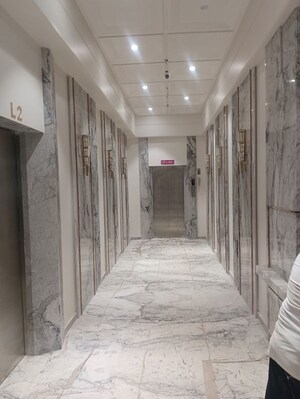 Building Lobby in 1 BHK Apartment at Kabra Garnet, Malad West – for Rent