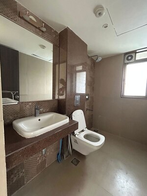Bathroom in 3 BHK Apartment at Lodha Luxuria Priva, Majiwada – for Rent