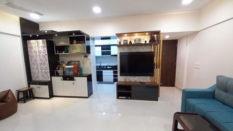 Living Room, sanghvi-shells 3 Bedroom 1425 Sq.Ft. Apartment In Baner Pune 10470172