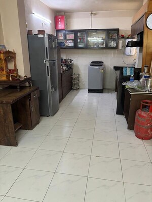 Kitchen in 3 BHK Apartment at Shreeji Paradise, Aundh – for Rent