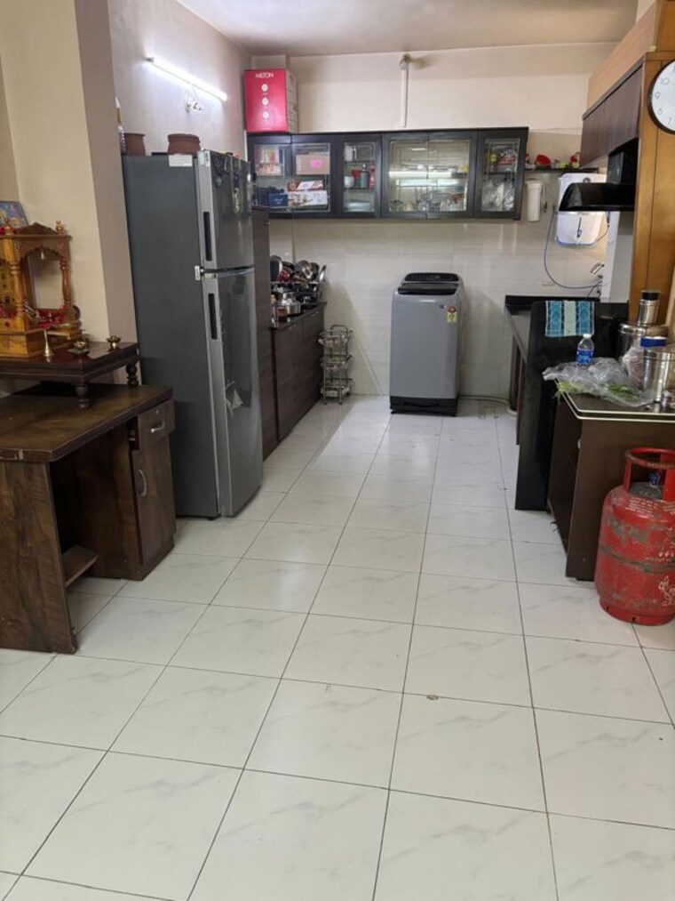 Kitchen, shreeji-paradise 3 Bedroom 1500 Sq.Ft. Apartment In Aundh Pune 10470184