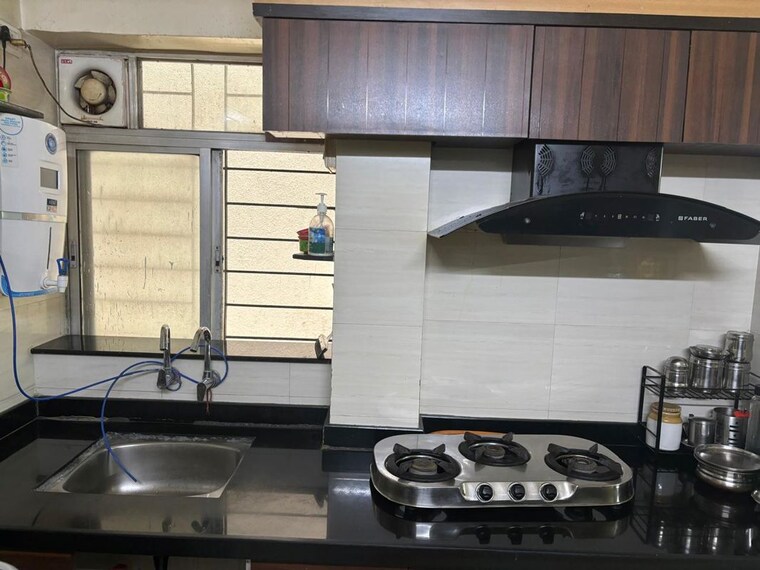 Kitchen, shreeji-paradise 3 Bedroom 1500 Sq.Ft. Apartment In Aundh Pune 10470184