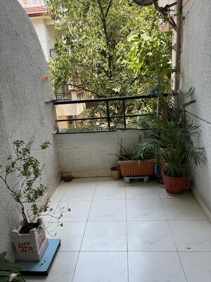 Balcony in 3 BHK Apartment at Shreeji Paradise, Aundh – for Rent