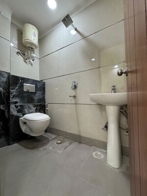Bathroom in 3 BHK Apartment at Chattarpur – for Rent