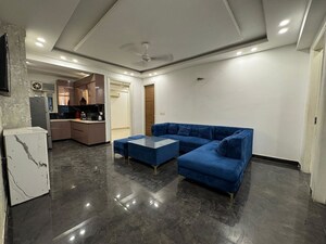 Living Room in 3 BHK Apartment at Chattarpur – for Rent