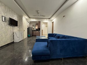 Living Room in 3 BHK Apartment at Chattarpur – for Rent