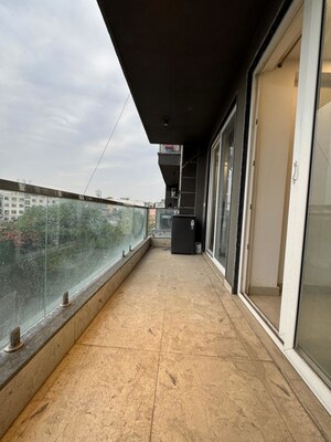 Balcony in 3 BHK Apartment at Chattarpur – for Rent