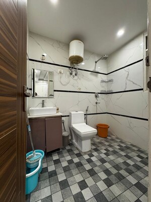 Kitchen in 3 BHK Apartment at Chattarpur – for Rent