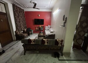 Living Room in 3 BHK Builder Floor at Khirki Extension – for Sale