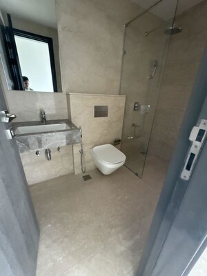 Bathroom in 4 BHK Apartment at Piramal Mahalaxmi, Mahalaxmi – for Rent