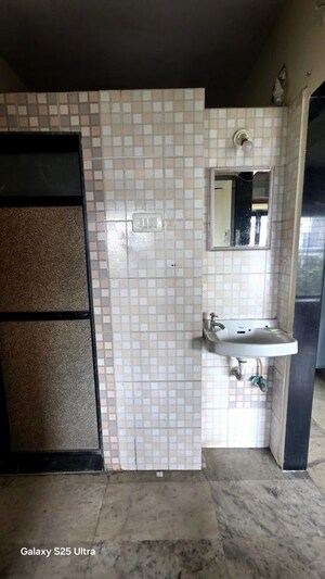 Bathroom in 1 BHK Apartment at Surya Enclave Co op hsg Society, Manpada – for Rent