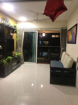 Living Room in 1 BHK Apartment at Vijay Orovia, Ghodbunder Road – for Sale