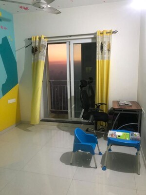 Living Room in 1 BHK Apartment at Vijay Orovia, Ghodbunder Road – for Sale