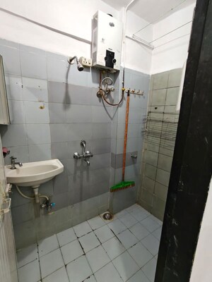 Bathroom in 1 BHK Apartment at Avillion Greenfields Co Op Housing Society, Jogeshwari East – for Rent