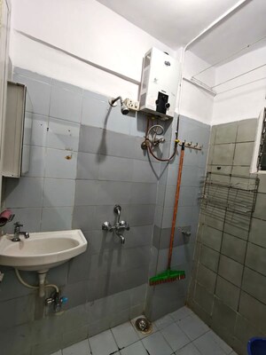 Bathroom in 1 BHK Apartment at Avillion Greenfields Co Op Housing Society, Jogeshwari East – for Rent