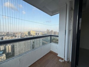 Balcony in 3 BHK Apartment at Damji Shamji Mahavir Spring Tulip Phase 1, Pokhran Road No Two – for Rent