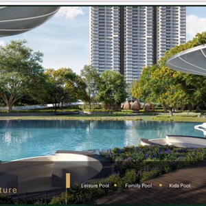 Swimming Pool in 3 BHK Apartment at M3M Forestia West, Manesar Sector 9 – for Sale