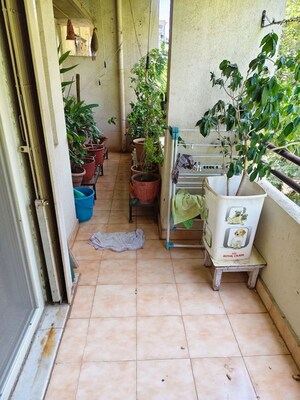 Balcony in 3 BHK Apartment at Clarion Park, Aundh – for Rent