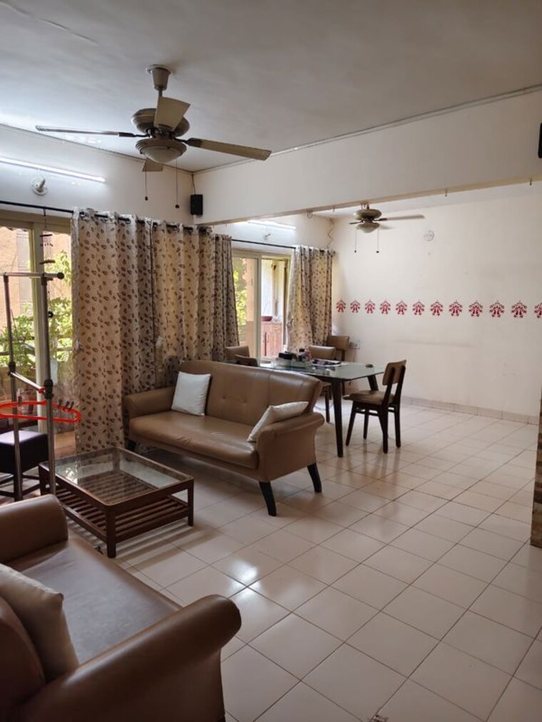 Living Room, clarion-park 3 Bedroom 1500 Sq.Ft. Apartment In Aundh Pune 10470332