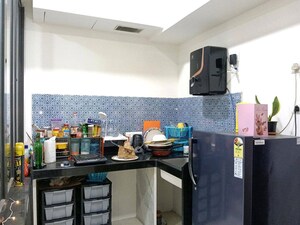 Kitchen in 1 BHK Apartment at Lodha Crown Quality Homes, Majiwada – for Rent