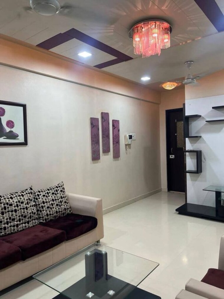 Living Room, ravi-estate 2 Bedroom 1000 Sq.Ft. Apartment In Pokhran Road No One Thane 10470340