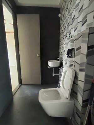 Bathroom in 2 BHK Apartment at Damji Shamji Mahavir Spring Tulip Phase 1, Pokhran Road No Two – for Rent