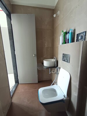 Bathroom in 2 BHK Apartment at Damji Shamji Mahavir Spring Tulip Phase 1, Pokhran Road No Two – for Rent
