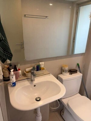 Bathroom in 1 BHK Apartment at Hiranandani Estate, Ghodbunder Road – for Rent