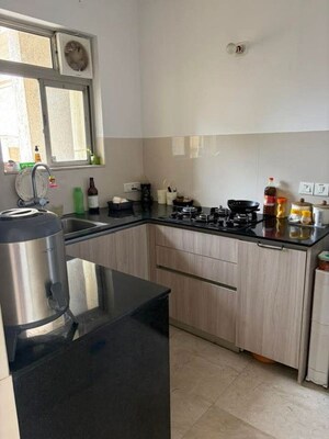 Kitchen in 1 BHK Apartment at Hiranandani Estate, Ghodbunder Road – for Rent