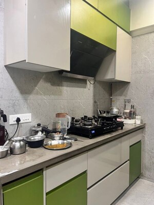 Kitchen in 2.5 BHK Apartment at Bhimjyani Verraton, Manpada – for Rent