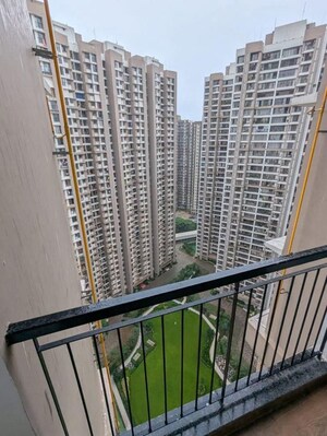 Balcony in 2 BHK Apartment at Runwal Eirene, Balkum Pada – for Rent
