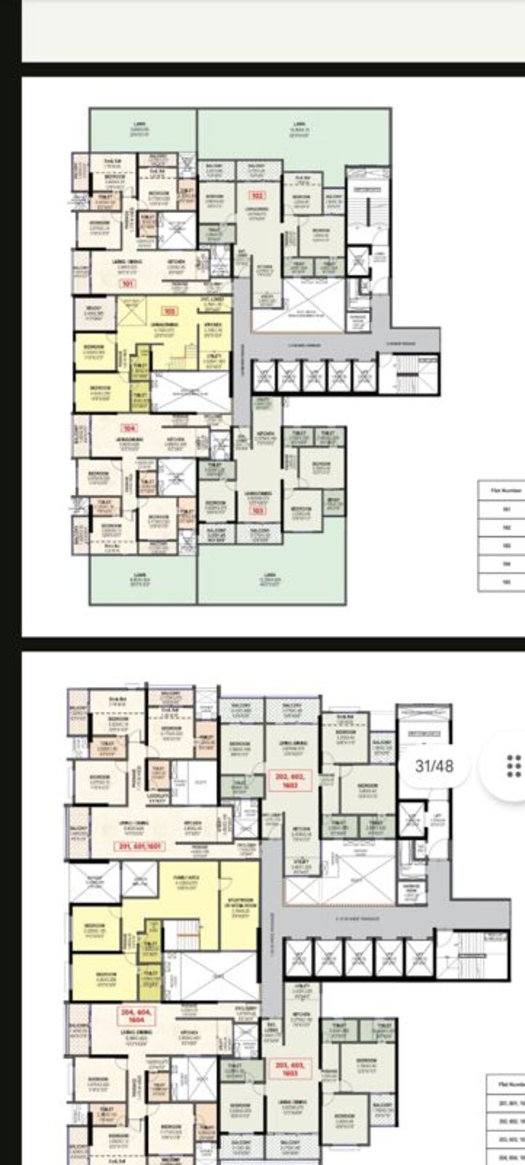Floor Plan, vishal nagar 2 Bedroom 800 Sq.Ft. Apartment In Vishal Nagar Pune 10470395