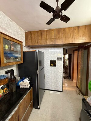 Kitchen in 2 BHK Apartment at Dheeraj Kirti, Malad West – for Rent