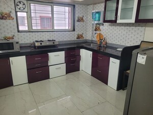 Kitchen in 2 BHK Apartment at Vrindavanam Apartment, Model Colony – for Rent