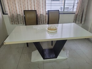 Dining area in 2 BHK Apartment at Vrindavanam Apartment, Model Colony – for Rent